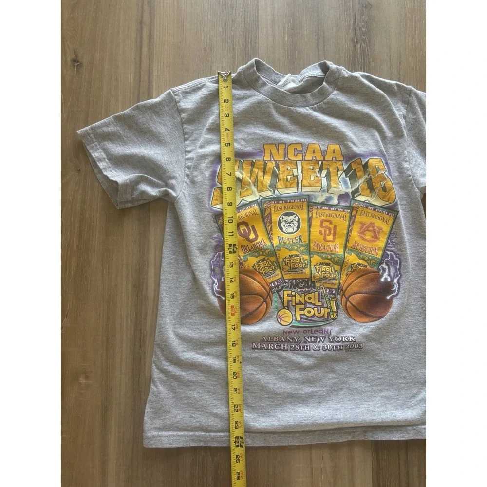 Vtg 2003 March Madness Final Four T-Shirt Lee Sport Youth 14-16 Large - Picture 7 of 9